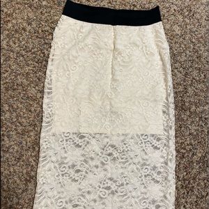 Hollister Lace Skirt, like new!